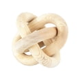 thumbnail image 2 of Adornos de cadena de madera con nudo de madera de 3 eslabones para mesa de café, fáciles de limpiar y Beige, 2 of 9