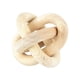 thumbnail image 2 of Adornos de cadena de madera con nudo de madera de 3 eslabones para mesa de café, fáciles de limpiar y Beige, 2 of 9