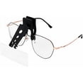 thumbnail image 1 of Lupa de clip para lunetas con 3 lentes intercambiables, clipsable y rabattable mains libres 1,5 x 2,5 x 3,5 x para la conferencia, la costura, los amantes, la carta, 1 of 5