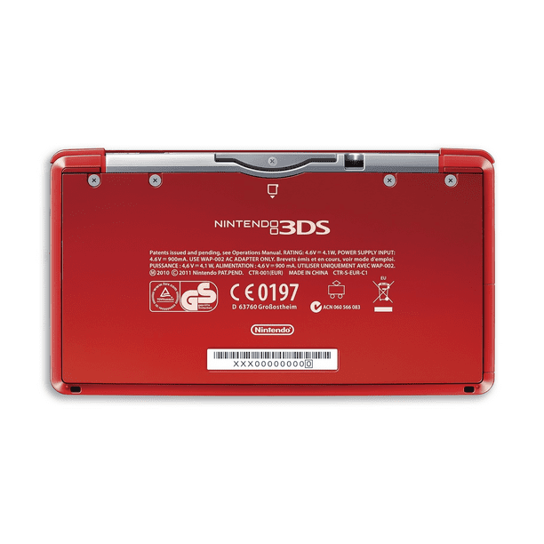 Restored Nintendo 3DS Game Console, Metallic Red (Refurbished