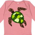 thumbnail image 4 of Inktastic Turtle Illustration Boys or Girls Long Sleeve Baby Bodysuit, 4 of 5