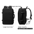 thumbnail image 3 of Expandable Carry-On  with USB Charging Port Travel Weekender  Fits 15.6 Inch Laptop for Men and Women, 3 of 7