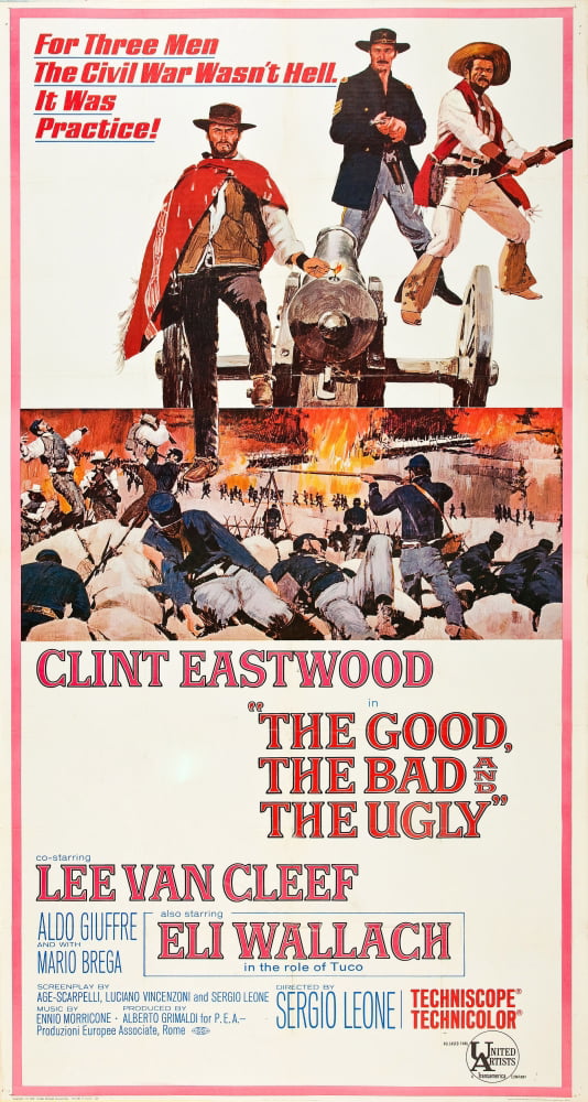 The Good The Bad and The Ugly 12 X 18 Movie Poster Print Clint Eastwood Gift
