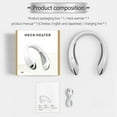 thumbnail image 4 of Mistaha Electric Neck Warmer Hand Warmers Rechargeable 8000mAh Power Bank with Heat LED Display Portable Heat Therapy Pain Warmers for Office Home Travel Women Men Dad Mom Gifts, 4 of 8