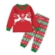thumbnail image 1 of Conjunto de 2 piezas de camiseta y pantalones con estampado de alces de manga larga para bebés y niñas de Navidad, ropa para niños y bebés, 1 of 5