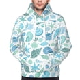 thumbnail image 5 of Sea Starfish Conch Shell Hoodie Men Unisex 3d Fleece Hooded Sweatshirt X-Large, 5 of 7