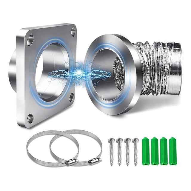 Magnetic Dryer Vent Coupling-Quick Connection and Installation Dryer Magnetic Vent Connector Dryer Vent Connector Kit