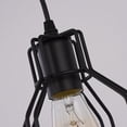 thumbnail image 4 of Farmhouse Ceiling Light Fixture Rustic Industrial Iron Cage Hanging Pendant Lamp, 4 of 19