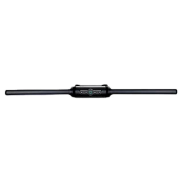 Lámpara LED regulable tipo barra con doble cabezal y rotación de 350 degree para lectura en la mesita de noche. Negro