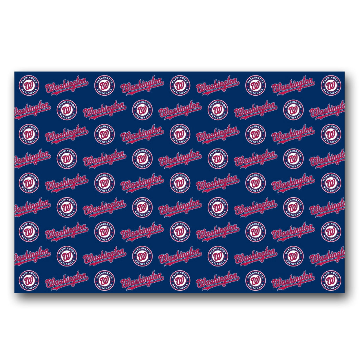 Washington Nationals MLB Gift Wrapping Paper