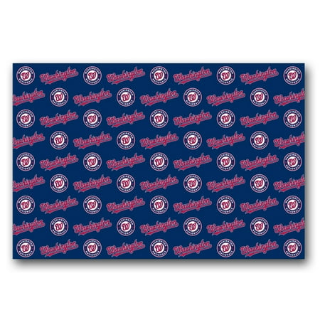 Washington Nationals MLB Gift Wrapping Paper