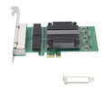 thumbnail image 2 of Gigabit PCIe Ethernet  Card, PCB Reliability Connection PCIe Gigabit Ethernet Server Adapter Reliable 4 Port  for PC, 2 of 7