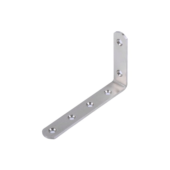 Soporte L Billuyoard 4 Uds soportes de esquina soportes de ángulo de unión soporte de estante de banco montado en la pared Decoración del hogar 125*75*20*3mm