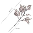 thumbnail image 2 of Burnt Orange Artificial Flowers Silk Fall Flowers Babys Breath Gypsophila 18.7" for Home Kitchen Decor, 2 of 5