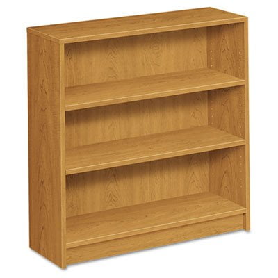 HON - 1872C - 1870 Series Bookcase, 3 Shelves, 36w x 11-1/2d x 36-1/8h, Harvest
