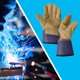 thumbnail image 4 of Guantes de soldadura, accesorios de soldadura resistentes para soporte , almacén, , chimenea , l L Macarena Guantes de soldadura, 4 of 8