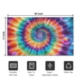 thumbnail image 5 of Rainbow Tie Dye Mandala Pattern Door Rugs,Washable Non Slip Door Mats Indoor,Decorative Door Mats,Entry Mat Indoor for Entrance,Bedroom,Kitchen,Bathroom,17"x30", 5 of 6