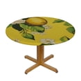 thumbnail image 3 of HAOXIT Fruit Pattern Round Tablecloth, ,Stain Resistance,Water Repellent Wipeable & Spillproof Table Cover,,for Buffet Table, , , , 46-50, 3 of 8