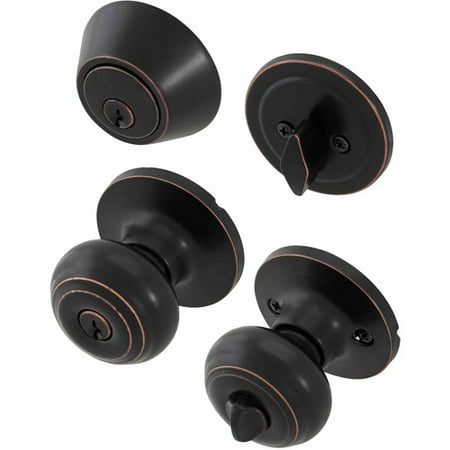 Honeywell Classic Knob Combo Door Lock, Oil-Rubbed