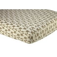 thumbnail image 3 of Zahara Brown Geometric Elephants 3 Pieces Newborn Crib Bedding Set By Sadie  Scout, 3 of 4