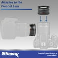 thumbnail image 3 of Ultimaxx 0.43x Wide Angle Lens Attachment Filter with Detachable Macro - 58mm, 3 of 8