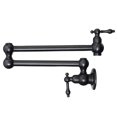 thumbnail image 2 of Antique Kitchen Bathroom Bronze Pot Filler Fold Swing Arm Rotatable Wall Mount Faucet Tap,Kitchen Faucet, 2 of 7