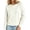 #01White, variant on Womens Polka Dot Knit Cardigan Round Neck Single Button Long Sleeve Cropped Sweater Coat Lightweight Knitted Open Front Cardigan Casual Outerwear Gray 2XL