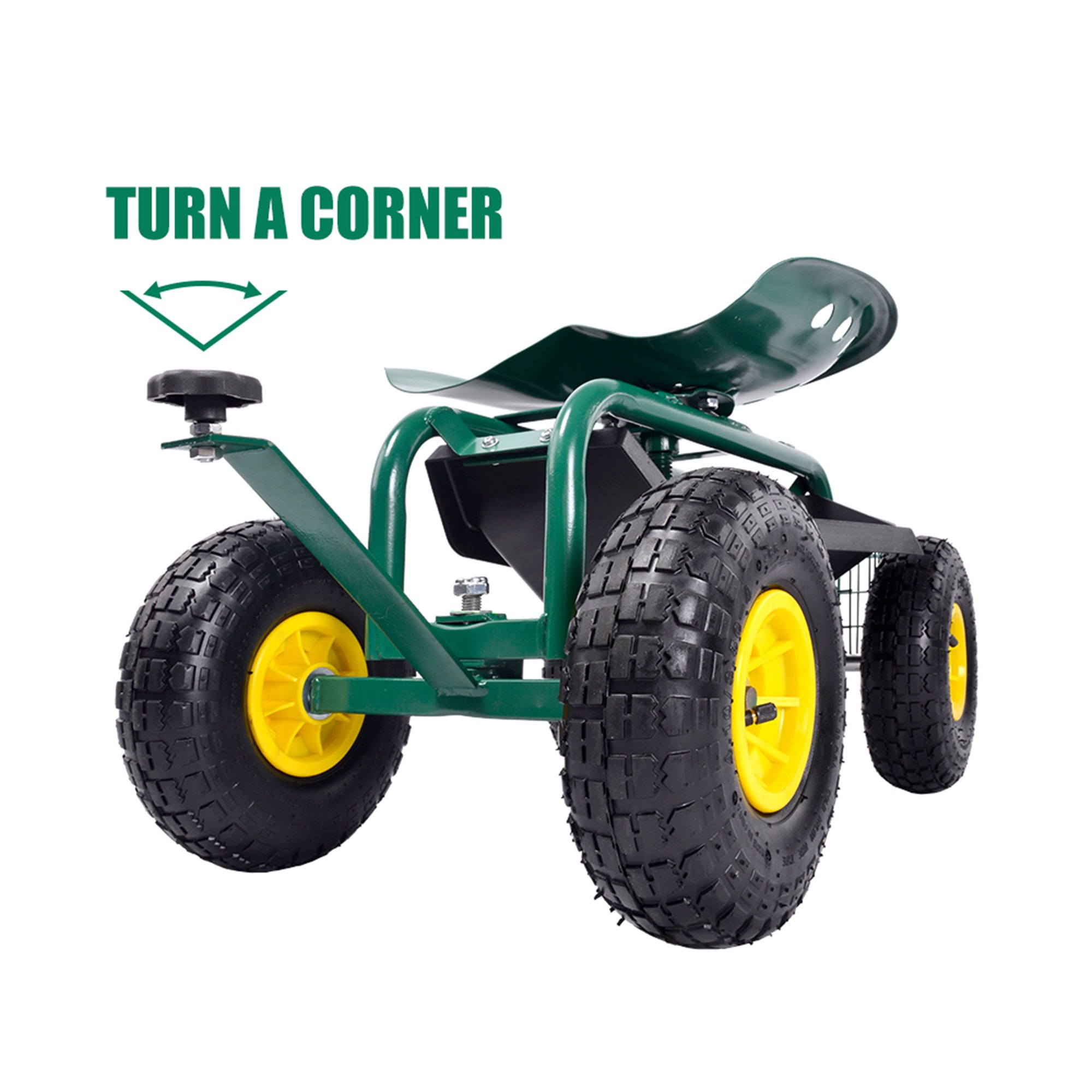 Galileo Rolling Garden Work Seat with Turn