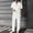 #0514-White, variant on Ceisia Men Textured Half Zip Polo Short Sleeve Shirt & Elastic Waist Straight Pants Casual Two Piece Outfit White XXL Gift