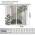 thumbnail image 2 of Boho Leaf Curtains, Bohemian Mid Century Palm Tropical Leaf Abstract Modern Minimalism Window Treatments for Living Room Bedroom Kitchen 2 Panel Fabric, 42x63 Inch, 2 of 6