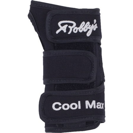 Robby's Cool Max Right Hand Bowling Wrist Support, Black,