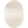 thumbnail image 2 of Rugs.com Gemstone Collection Rug – 4' x 6' Oval Ivory Medium Rug Perfect For Living Rooms, Large Dining Rooms, Open Floorplans, 2 of 9