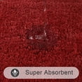 thumbnail image 4 of Juego de alfombras de baño SHACOS Red Christmas, 2 piezas, 80 x 50 cm + 120 x 50 cm, 4 of 9