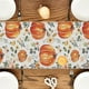 thumbnail image 5 of Linen Thanksgiving Table Runner with Pumpkin Maple Leaf Plaid Design for Harvest Holiday Party Decor, Autumn Kitchen Dining Table Centerpiece, Farmhouse Rustic Fall Decorations, Seasonal Home Accent, 5 of 6