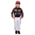thumbnail image 3 of Dress-Up-America Race Car Driver Costume for Kids - Boys Black Racing Jacket, 3 of 3