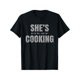 thumbnail image 1 of Funny Shirt Men - Gift for Husband | She's with Me for My Cooking - Fathers Gift, Dad Shirt, Husband Shirt Graphic tees Sleeve Top, 1 of 6