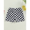 thumbnail image 2 of Hirigin Boys Swim Trunks Checkerboard Print Fast Dry Summer Swim Trunks, 2 of 8