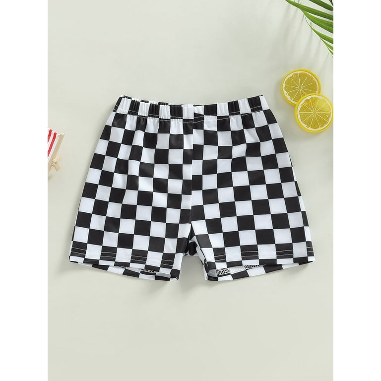 Men's swimsuit ebony checkerboard. T. XL. (Provenance of…