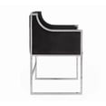 thumbnail image 3 of Take Me Home Black KARAT Dining Chair – Luxurious Modern Dining Chair with Soft Black Velvet Upholstery, Gold Metal Base, and Comfortable Armrests, Perfect for Elegant Dining Rooms or Contemporary Spa, 3 of 3