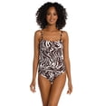 thumbnail image 3 of La Blanca Womens Zebra Underwire Tankini Swim Top, 3 of 3