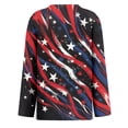 thumbnail image 4 of Bbyeadc 250th Anniversary Women's Long Sleeve T-Shirtss Anniversary Freedom T-Shirt Round Neck United States Shirt Dressy Spring Shirt,Black (S), 4 of 4
