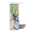 thumbnail image 2 of ARTJIA Colorful Tree Waterproof Polyester Bathroom Shower Curtain 36x72 Inches, 2 of 2