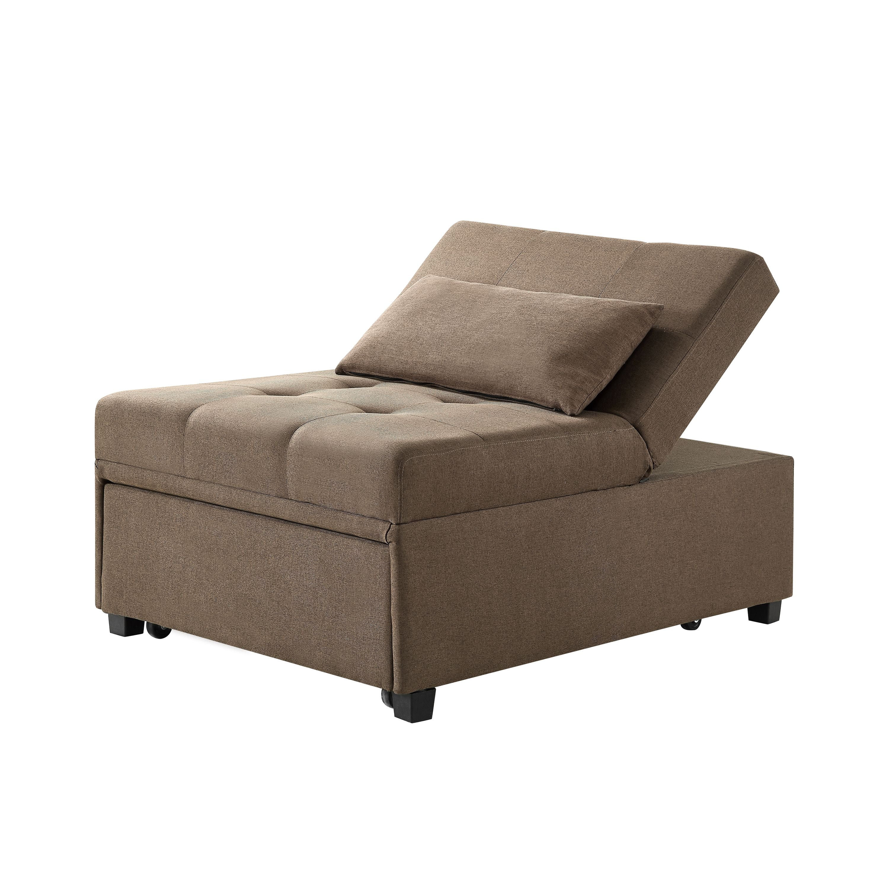 Powell Boone Convertible Sofa Bed in Gray