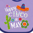 thumbnail image 4 of Inktastic Happy Cinco de Mayo- Sombrero, Cactus, Flowers Boys or Girls Baby Bib, 4 of 4