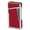 Red Lacquer & Polished Chrome, variant on Lotus 48 Apollo Double Flame Torch Lighter and Punch Cutter