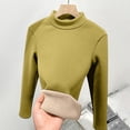 thumbnail image 5 of YDFCWXW Women's Thermal Turtleneck Shirts,Ultra Soft Fleece Lined Base Layer, Winter Slim Fitted Neck Base Layer (Yellow, XXL), 5 of 6