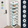 thumbnail image 3 of Shoe Rack Storage Organizer Detachable Shoe Racks Saves Family Household Rack Multi Layer Simple Shoes Shelf Color Cabinet, 3 of 9