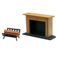 thumbnail image 1 of 2pcs Mini Home Fireplace Ornaments Delicate Home Accessories Mini House Decors, 1 of 9