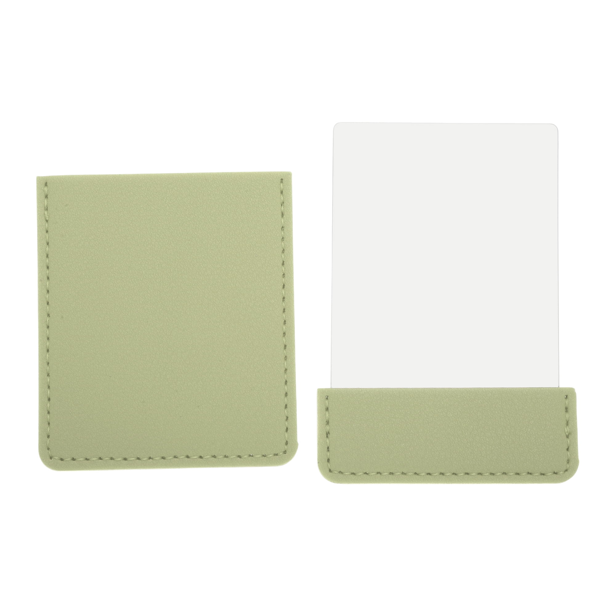 Unique Bargains 1 Pc Rectangular Makeup Mirror Green