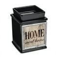 thumbnail image 4 of Elanze Designs Home Sweet Home Ceramic Glossy Black Interchangeable Photo Frame Candle Wax Oil Warmer, 4 of 5